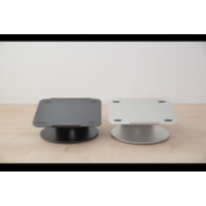 POUT - EYES4 "Support pour ordinateur portable en aluminium 360° " Gris - flash vidéo