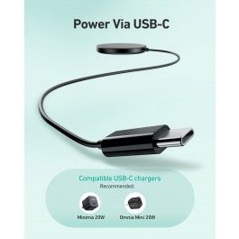 Aukey - Chargeur magnétique 15W sans fil Aircore Noir - flash vidéo