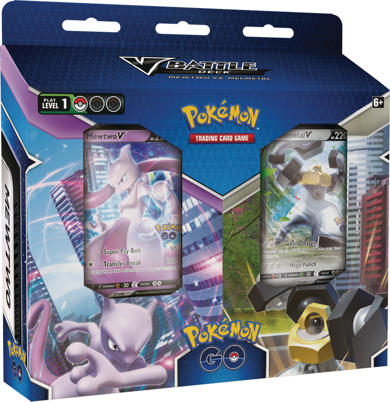 Pokémon JCC - Deck de Combat-V Pokémon GO - Mewtwo-V vs Melmetal-V - flash vidéo