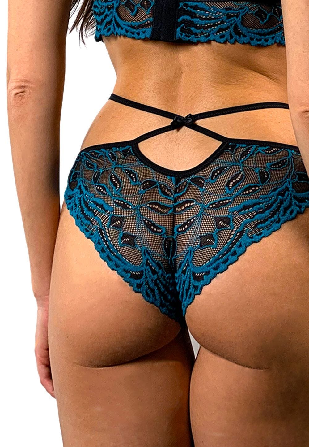 Culotte à lanières en tulle et dentelle - flash vidéo