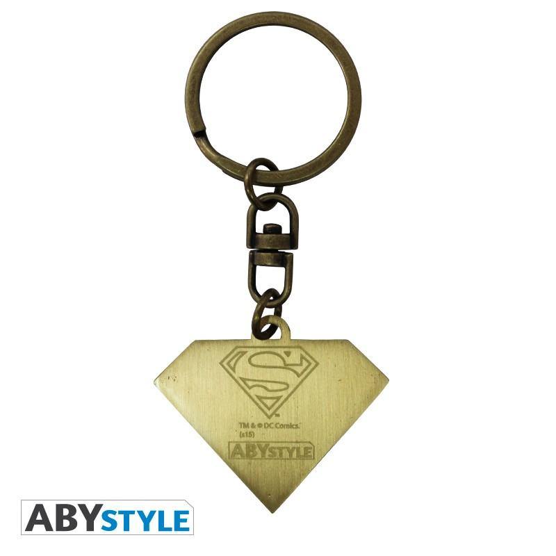 DC Comics Superman Symbol Metal Keychain - flash vidéo