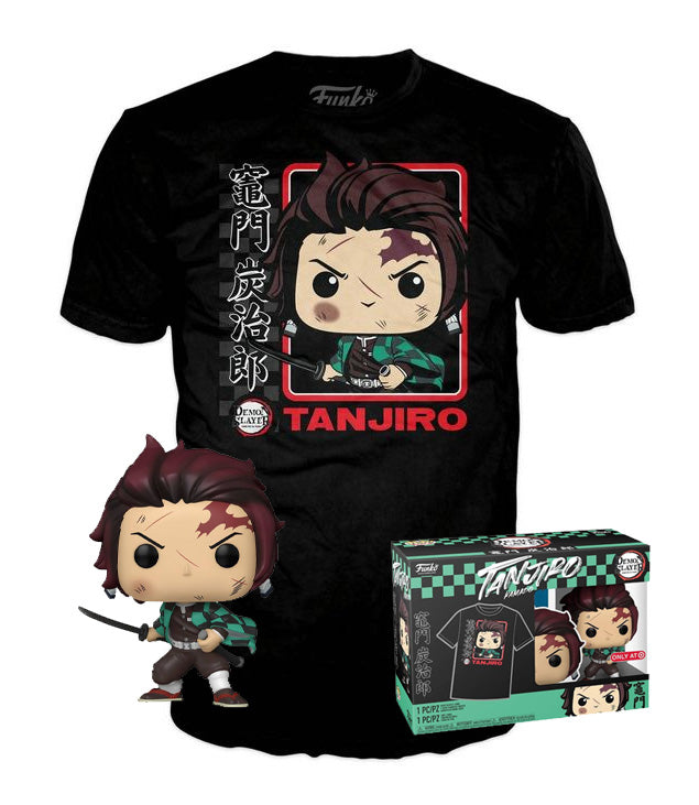 Funko Pop! & Tee: Demon Slayer: Tanjiro Kamado - L - flash vidéo