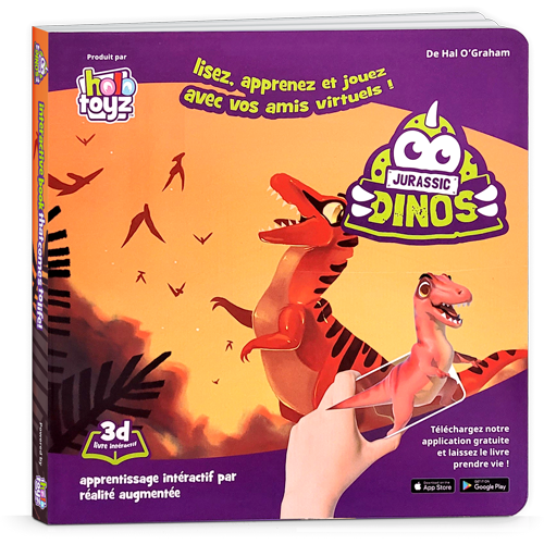 LIVRE INTERACTIF Jurassic Dinos - flash vidéo