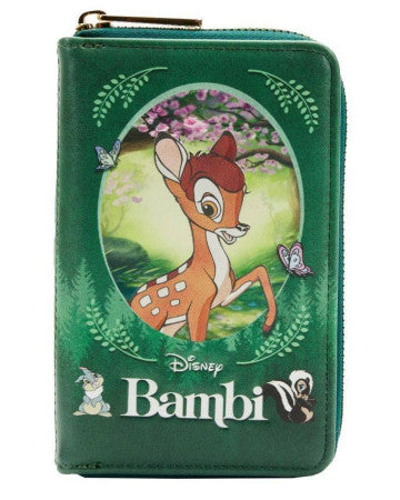 Loungefly: Disney - Bambi - Classic Books Bambi Zip Around Wallet - flash vidéo