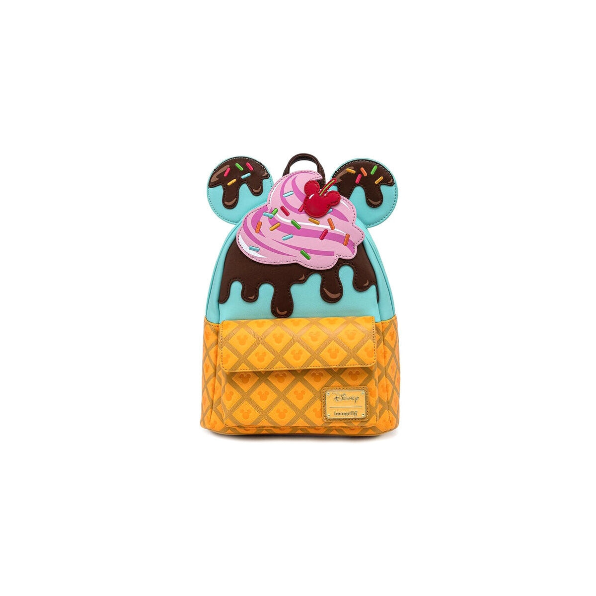 Loungefly: Disney Mickey and Minnie Sweets Ice Cream Mini Backpack - flash vidéo