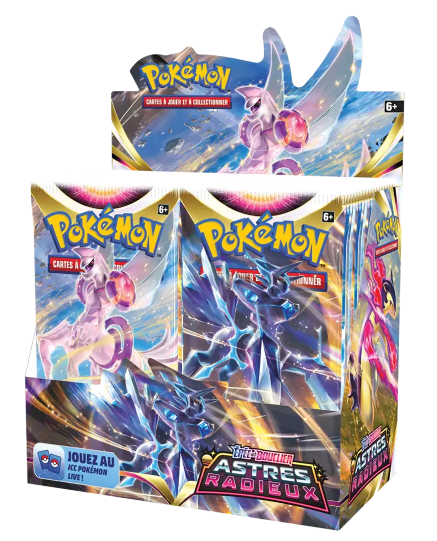 Pokémon JCC - Epée et Bouclier - Pack de Booster Astres Radieux (Display x36) - flash vidéo