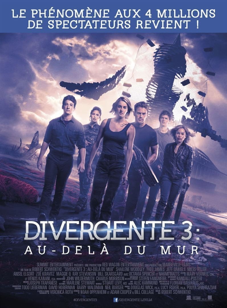 flashvideofilm - Divergente 3 " Blu-ray à la location " - Location