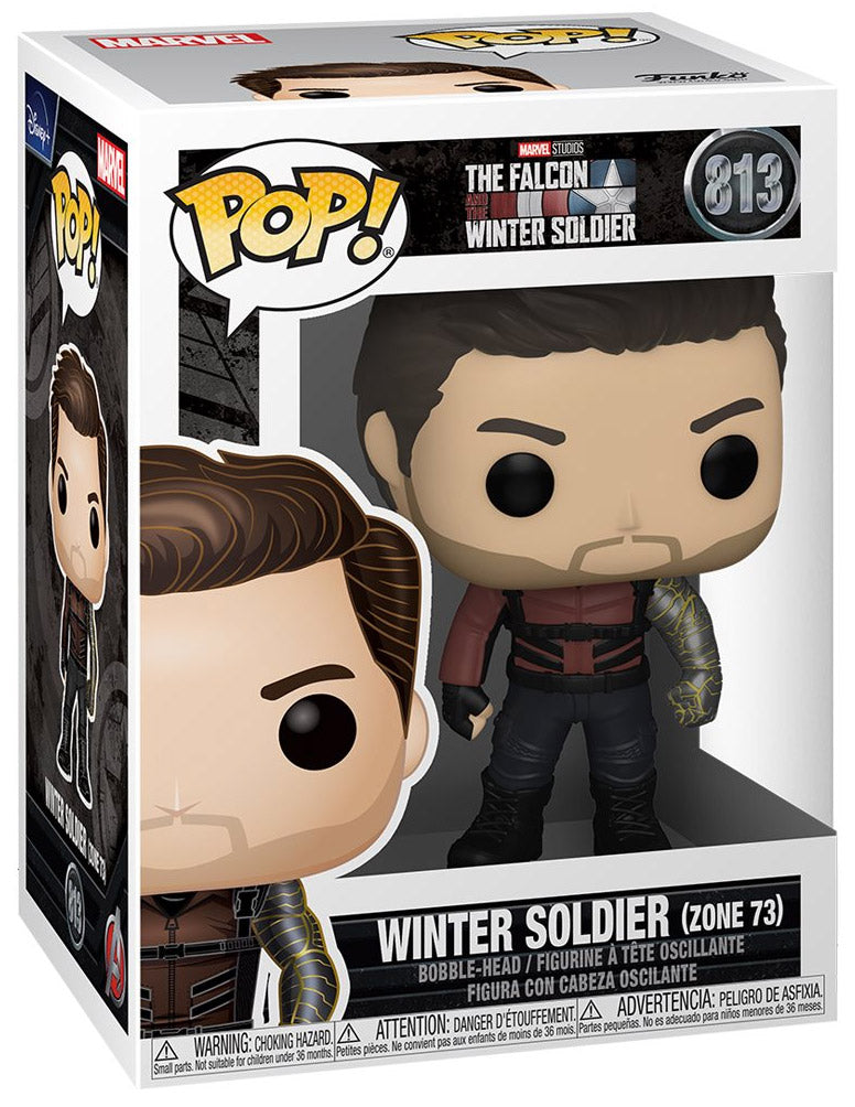 Funko Pop! Marvel: The Falcon and the Winter Soldier - Winter Soldier (Zone 73 Outfit) - CONFIDENTIAL