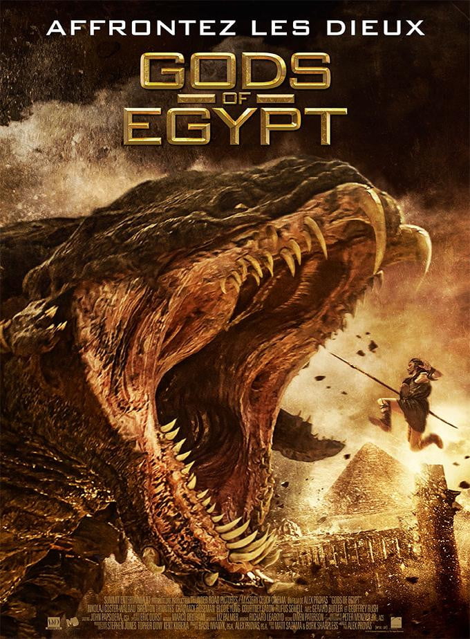 flashvideofilm - Gods of Egypt " Blu-ray à la location" - Location