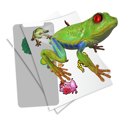 Stickers Holo Heroes - flash vidéo