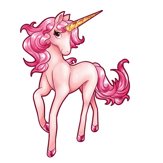 POSTER MURAL adhésif Licorne Magical Unicorn - flash vidéo