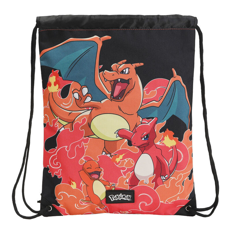 Pokémon - Sac à dos à cordons Évolution de Salamèche - flash vidéo