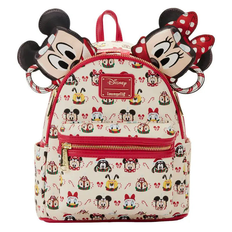 Loungefly: Disney Mickey & Minnie - Hot Cocoa Mini Backpack with Headband Combo - flash vidéo