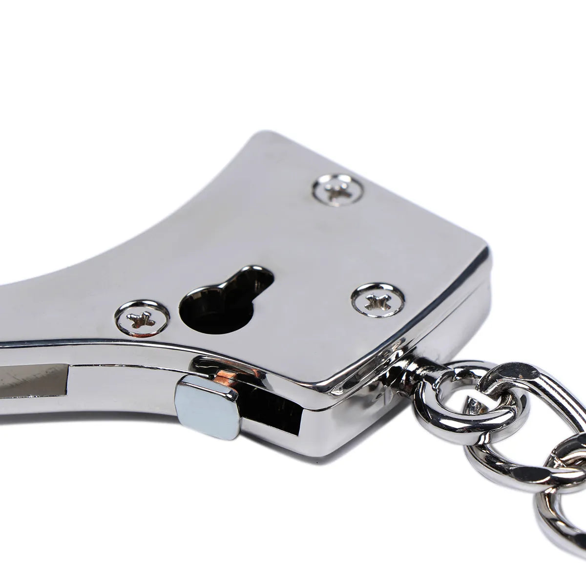 Menottes Premium Poignets Métal Argent - flash vidéo