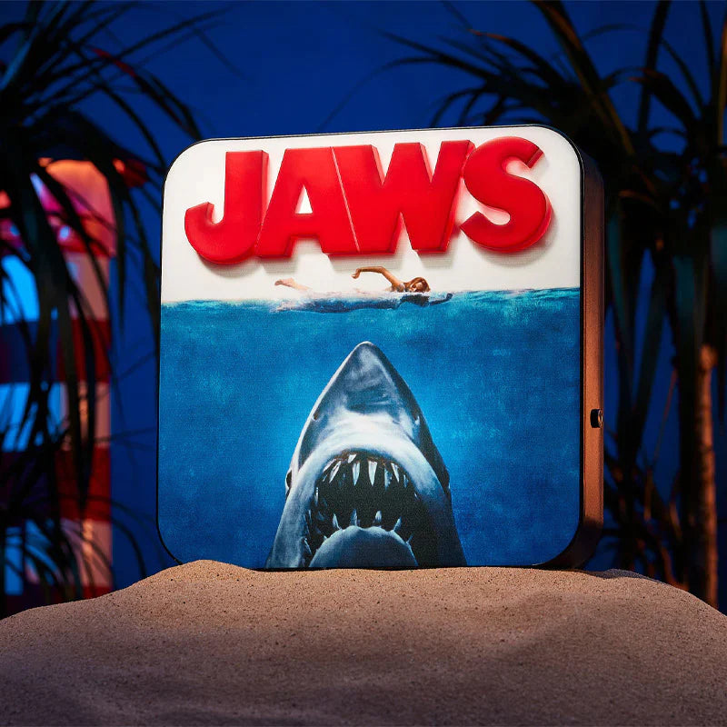 Les Dents de la Mer - Lampe de bureau / Applique murale 3D Affiche du film