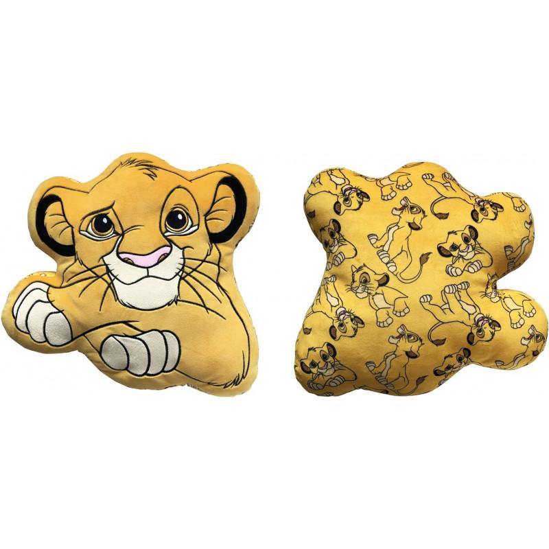 Disney Le Roi Lion - Coussin Mochi Mochi double face en forme de Simba 40cm - flash vidéo