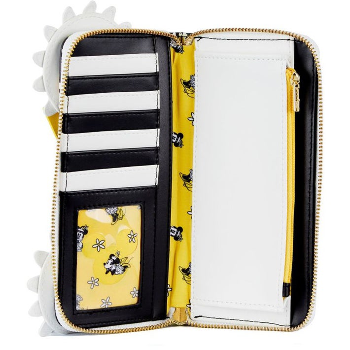 Loungefly: Disney - Minnie Mouse Daisies Zip Around Wallet - flash vidéo