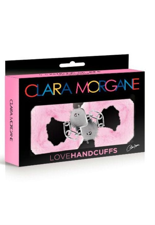 Menottes Love Handcuffs Fourrure Rose - flash vidéo