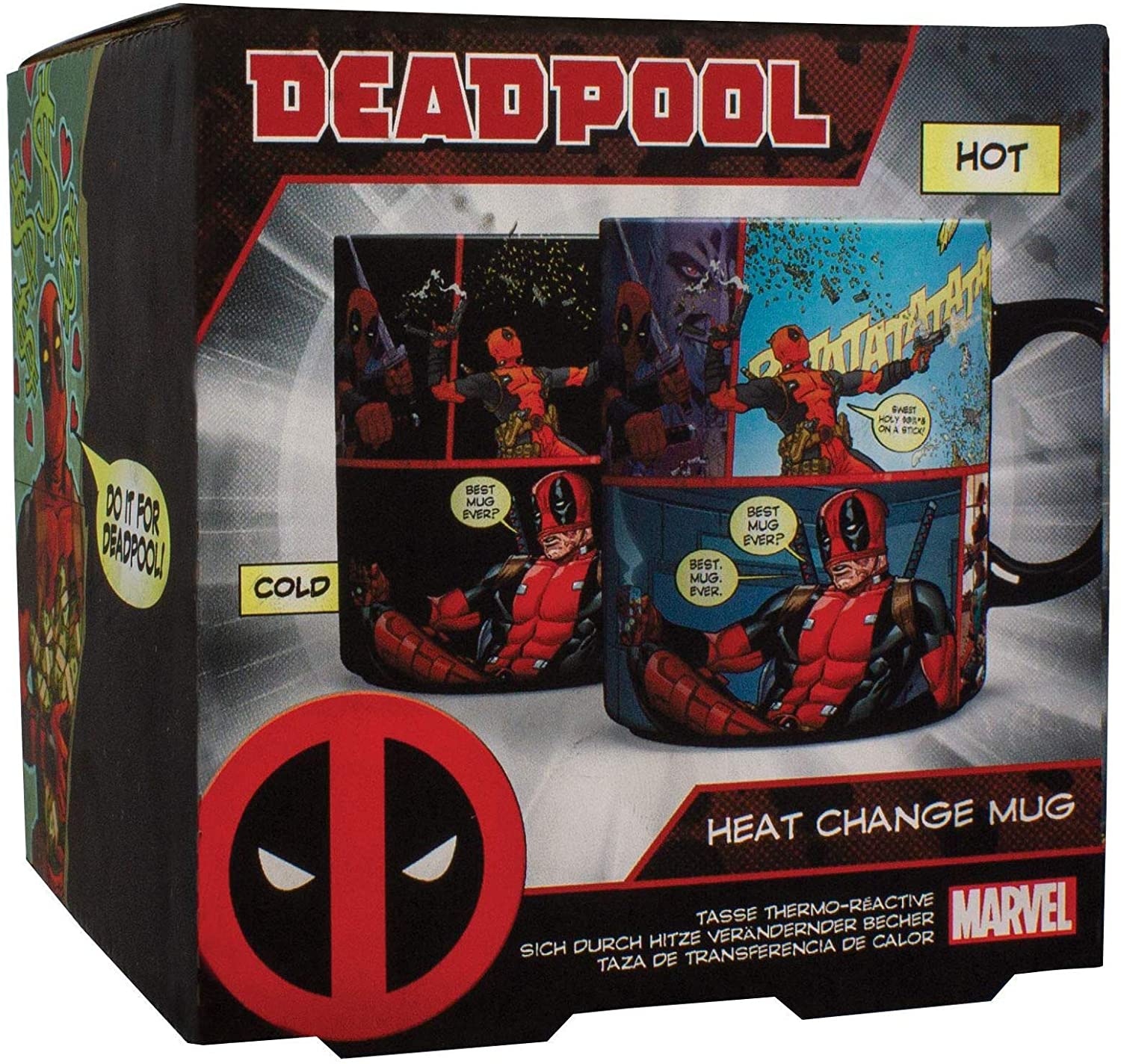 Marvel - Deadpool Heat Change Mug - flash vidéo