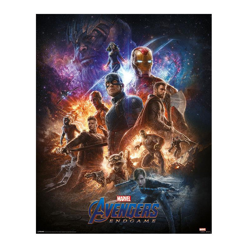 Avengers End Game From The Ashes - Mini Poster - flash vidéo