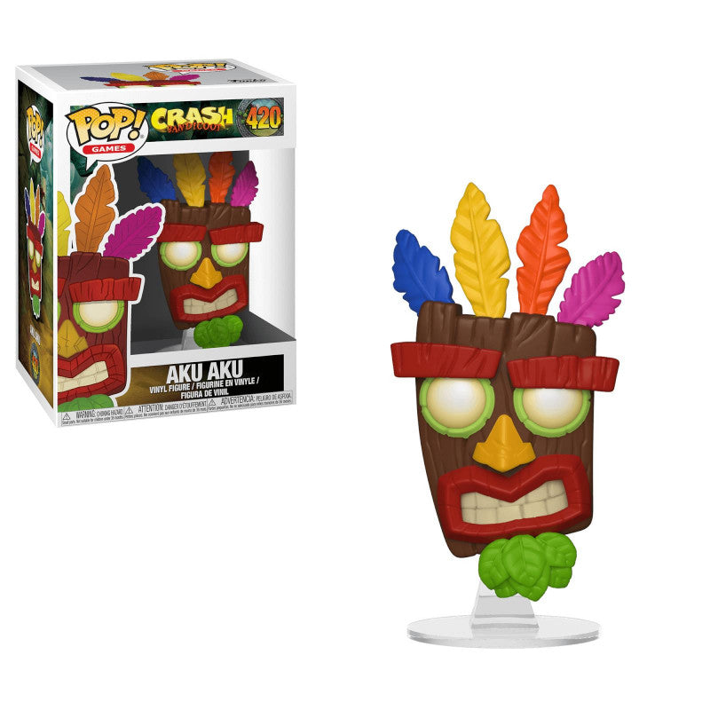 Funko Pop! Games Crash Bandicoot Aku Aku ENG Merchandising - flash vidéo