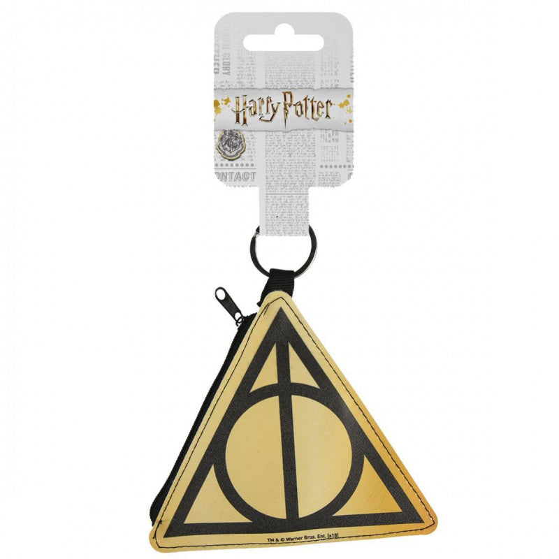 Harry Potter - Deathly Hallows Symbol Coin Purse Keychain - flash vidéo