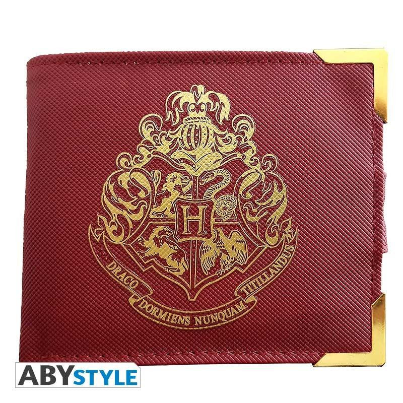 § Harry Potter - Golden Hogwarts Crest Premium Wallet - flash vidéo