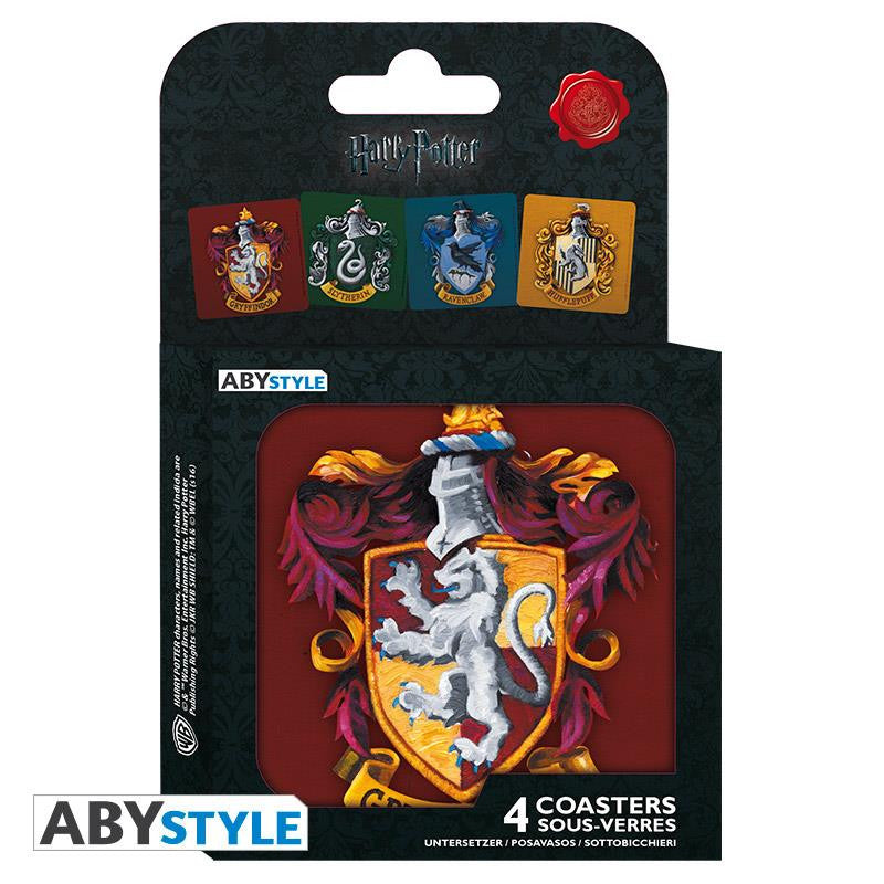 § Harry Potter - Set of 4 Houses Coasters - flash vidéo