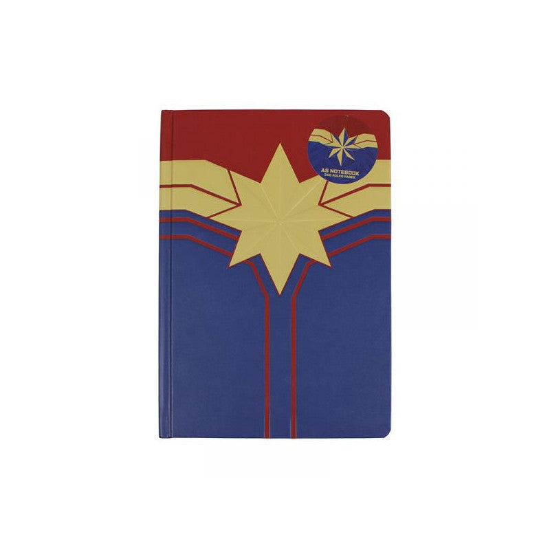 Marvel - Captain Marvel A5 Notebook - flash vidéo