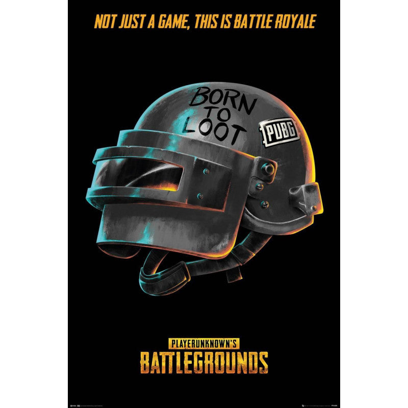 PUBG Born to Loot - Maxi Poster - flash vidéo