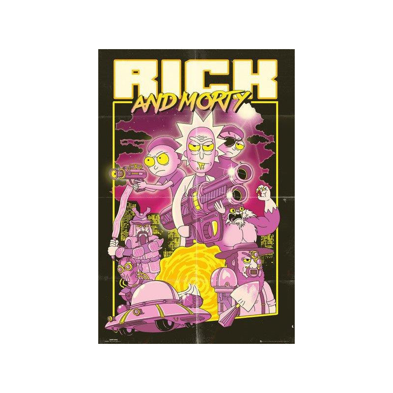 Rick & Morty - Maxi Poster Action Movie - flash vidéo