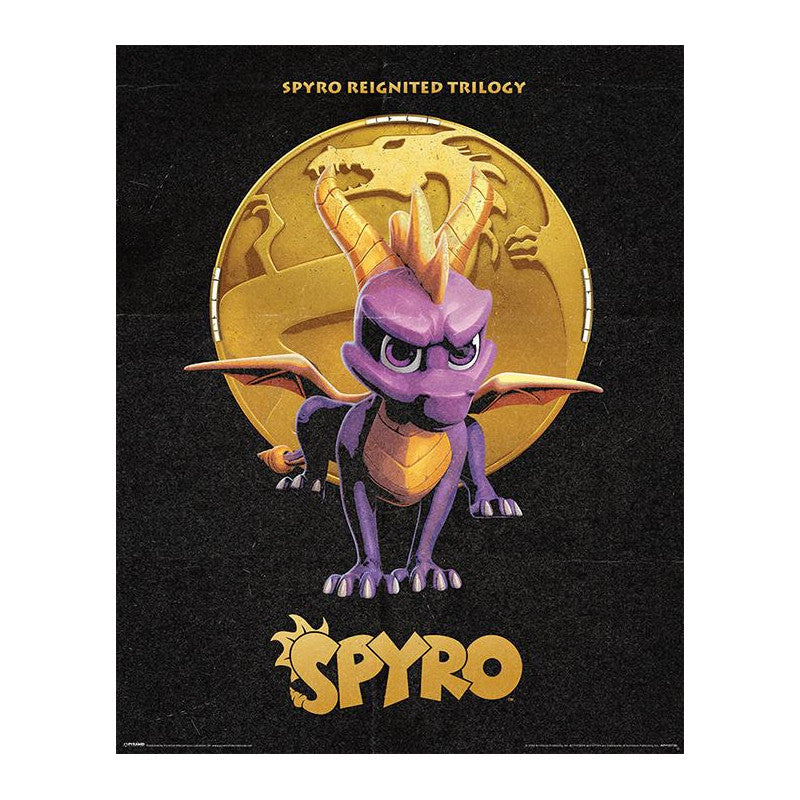 Spyro (Golden Dragon) - Mini Poster