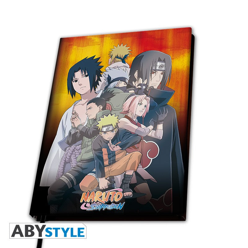 Naruto Shippuden - Cahier A5 "Groupe Konoha" - flash vidéo