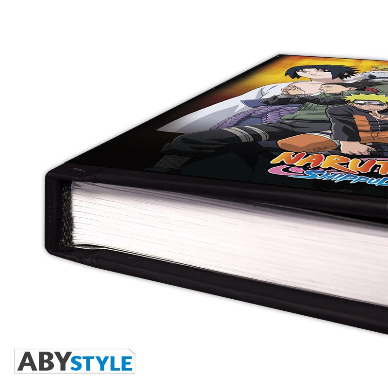 Naruto Shippuden - Cahier A5 "Groupe Konoha" - flash vidéo