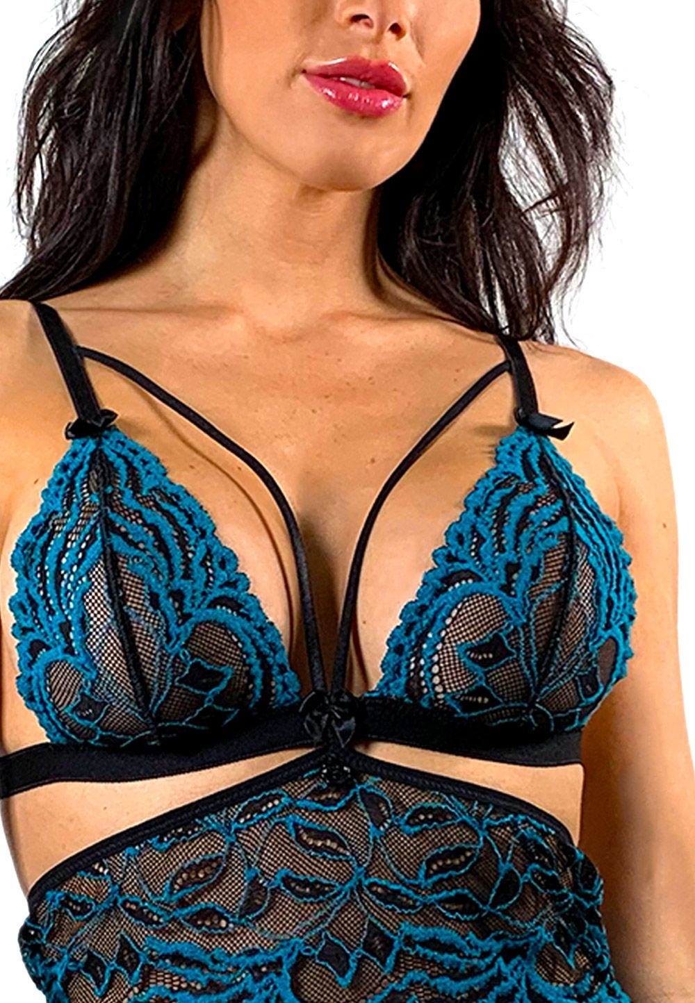 Nuisette avec découpe en tulle et dentelle - Marc Dorcel - flash vidéo