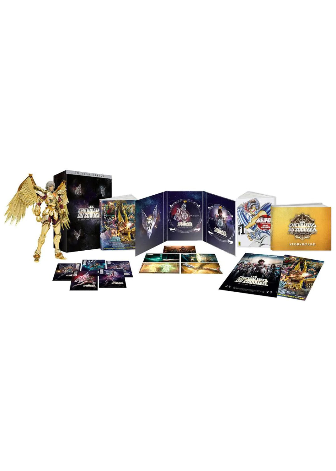 Chevaliers du Zodiaque Edition Ultime + Figurine - Combo DVD + Bluray - flash vidéo