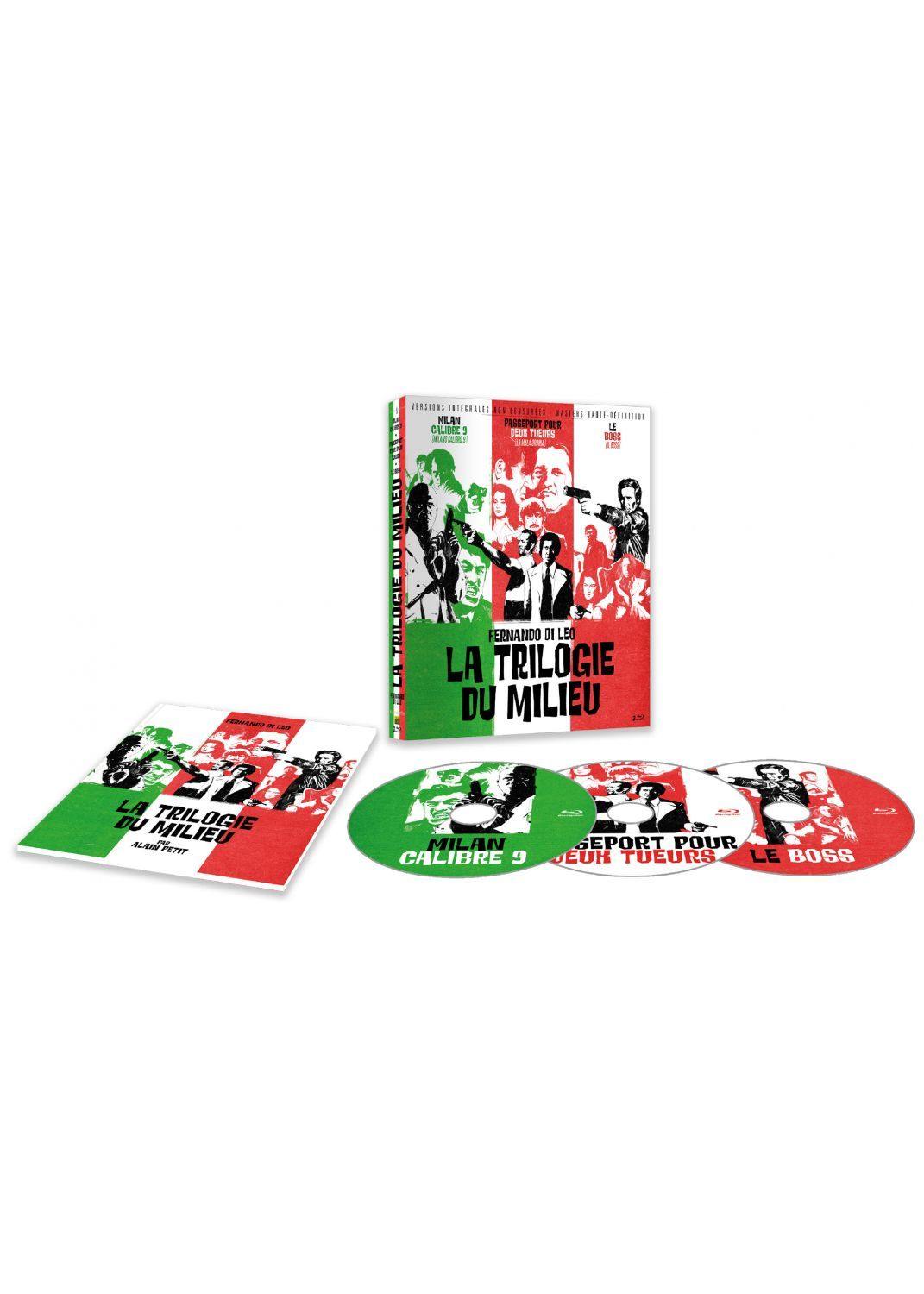 Fernando Di Leo : la trilogie du milieu - Coffret 3 DVD + livret 52 pages - flash vidéo