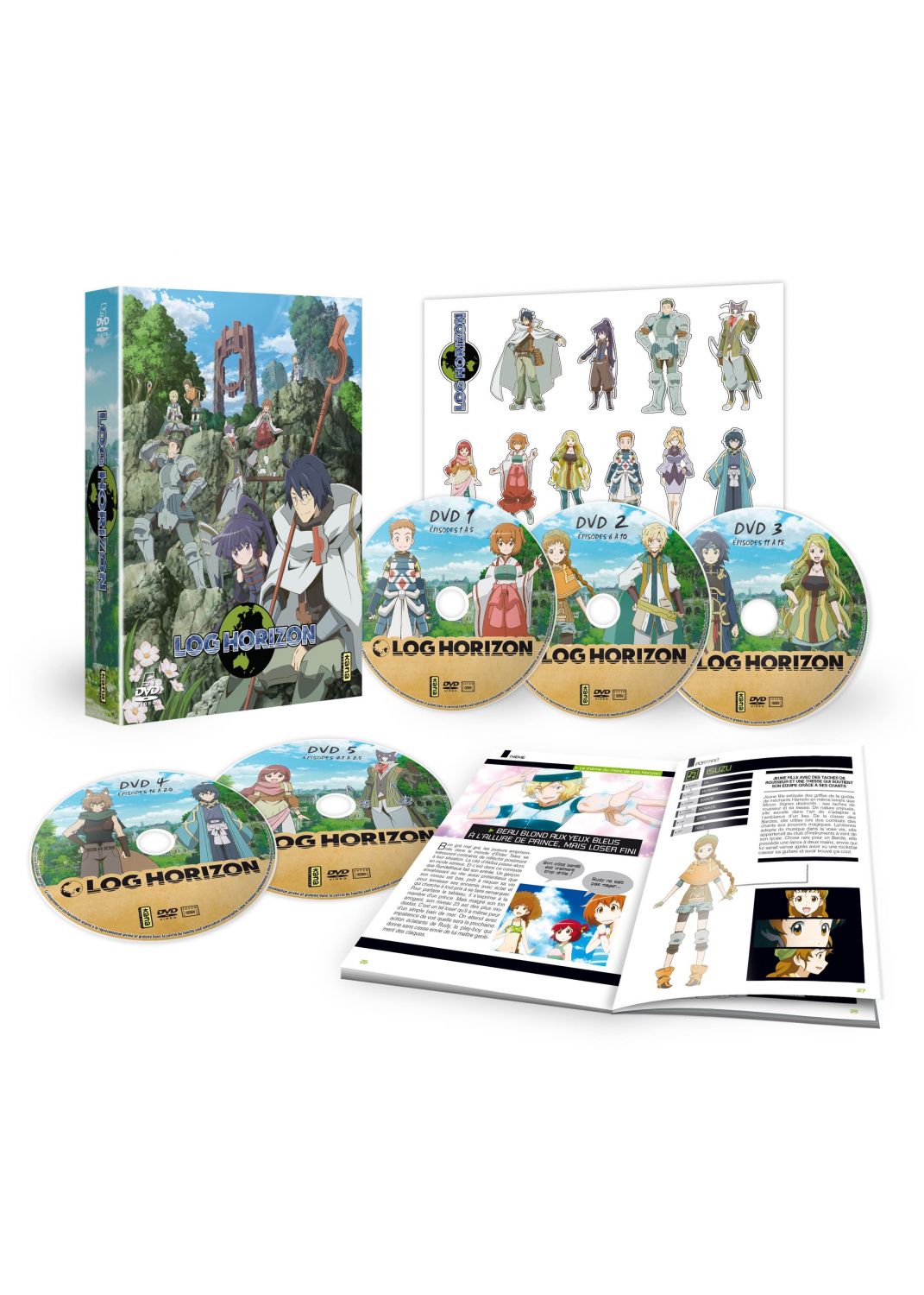 Log Horizon - Saison 1 - DVD - flash vidéo