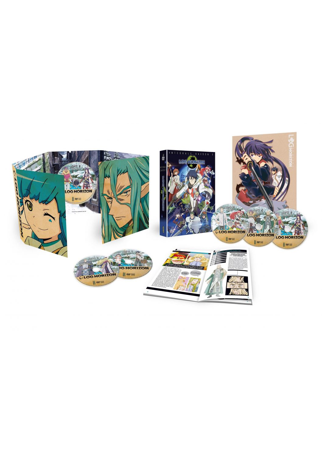 Log Horizon - Saison 2 - Coffret 5 DVD + 1 Livret - flash vidéo