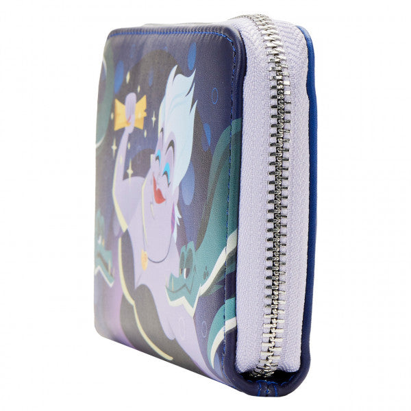 Loungefly: Disney - The Little Mermaid - Ursula Lair Zip Around Wallet - flash vidéo