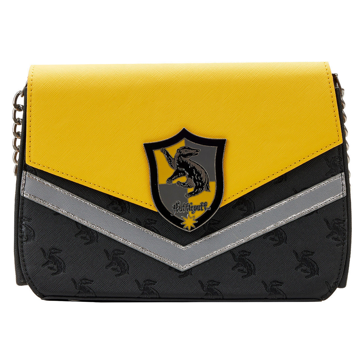 Loungefly: Harry Potter - Hufflepuff Chain Strap Cross Body Bag - flash vidéo