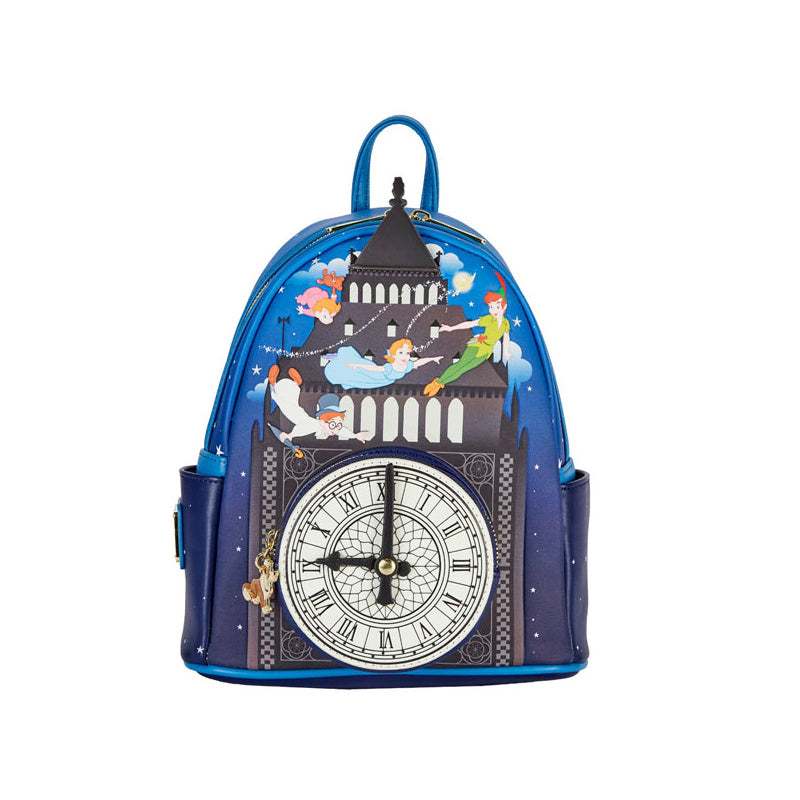 Loungefly: Disney Peter Pan Glow Clock Mini Backpack - flash vidéo