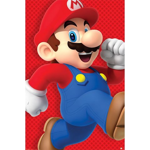 Super Mario Bros. - Maxi Poster Super Mario Run - flash vidéo