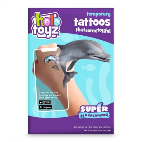 Temporary TATTOOS Super Sea Creatures - flash vidéo
