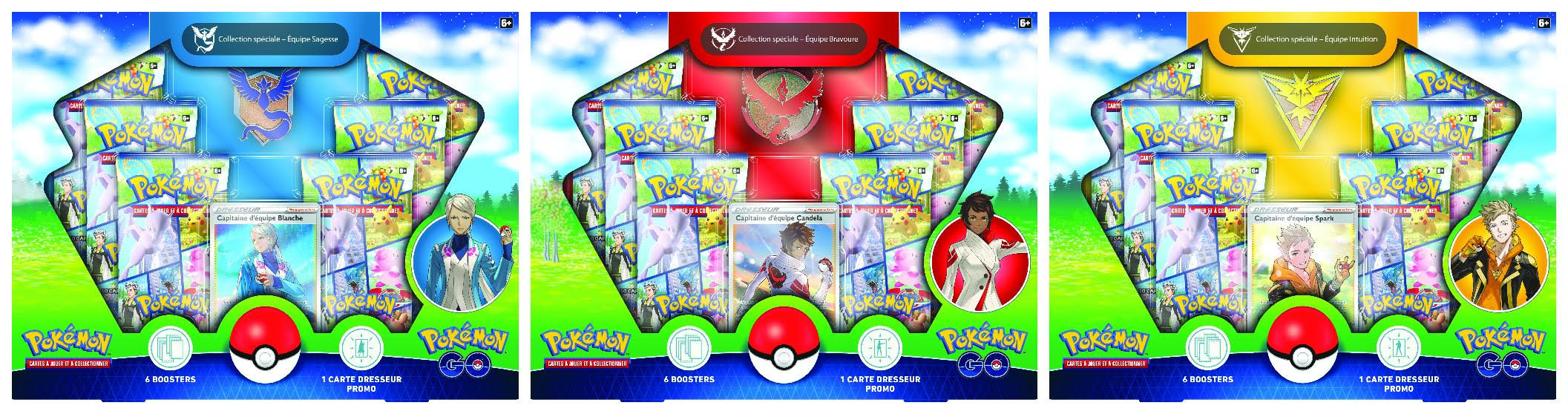 Pokémon JCC - Collection spéciale Pokémon GO (Équipe Intuition/Sagesse/Bravoure 1x Boite aléatoire) - flash vidéo