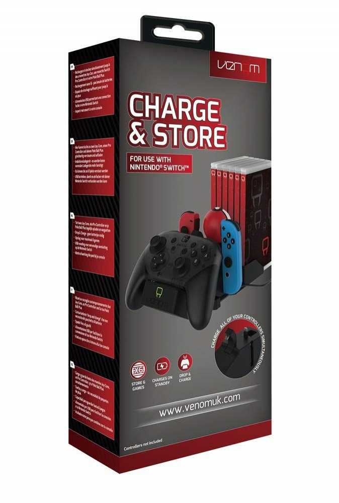 Venom Multi Controller Charge & Store Dock for Nintendo Switch - flash vidéo