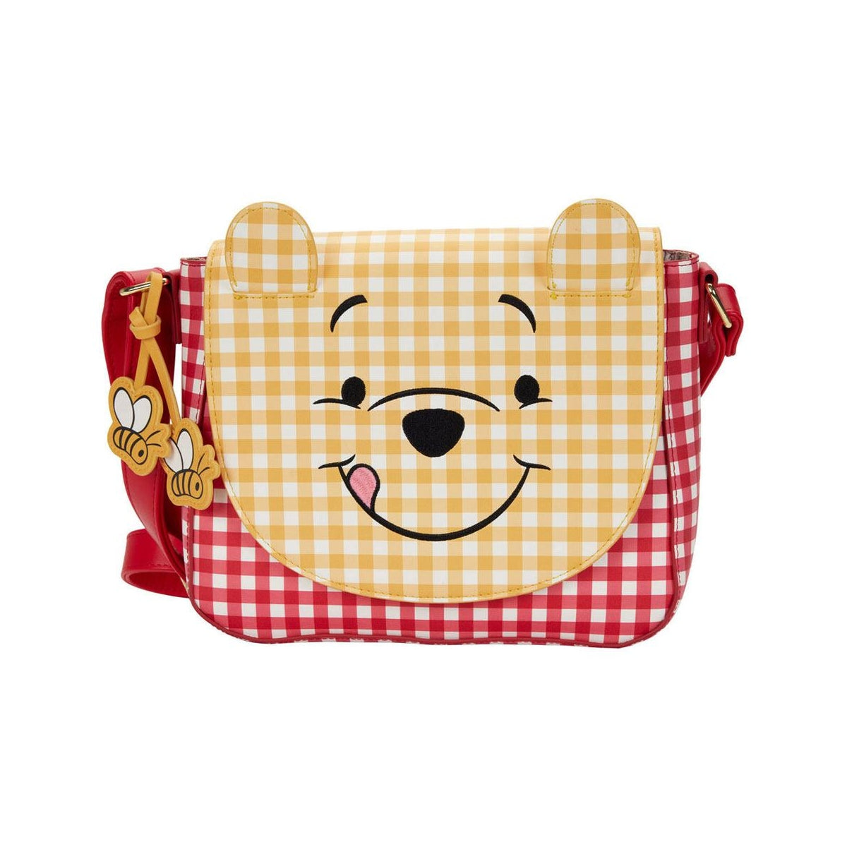 Loungefly: Disney Winnie The Pooh Gingham Cross Body bag - flash vidéo