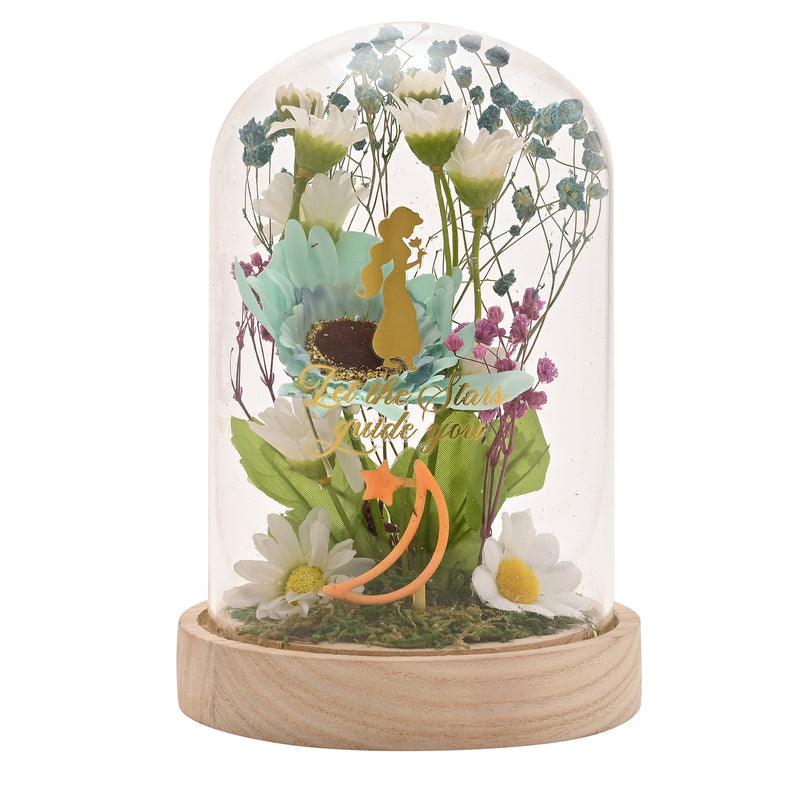 Disney - Aladdin - Cloche Florale avec Lumière Néon "Jasmine"