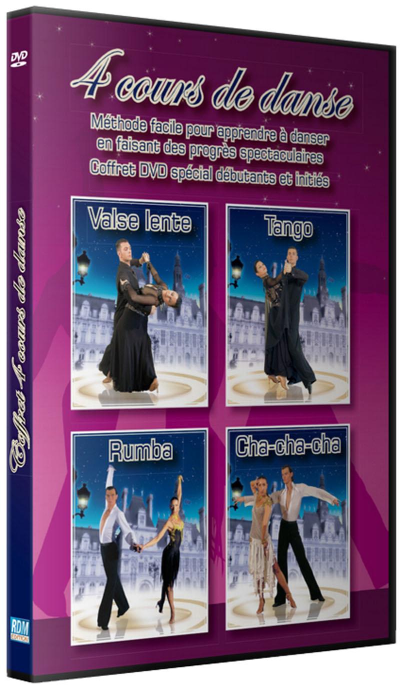 Coffret 4 cours de danses : Valse lente + Tango + Rumba + Cha-cha-cha [DVD]