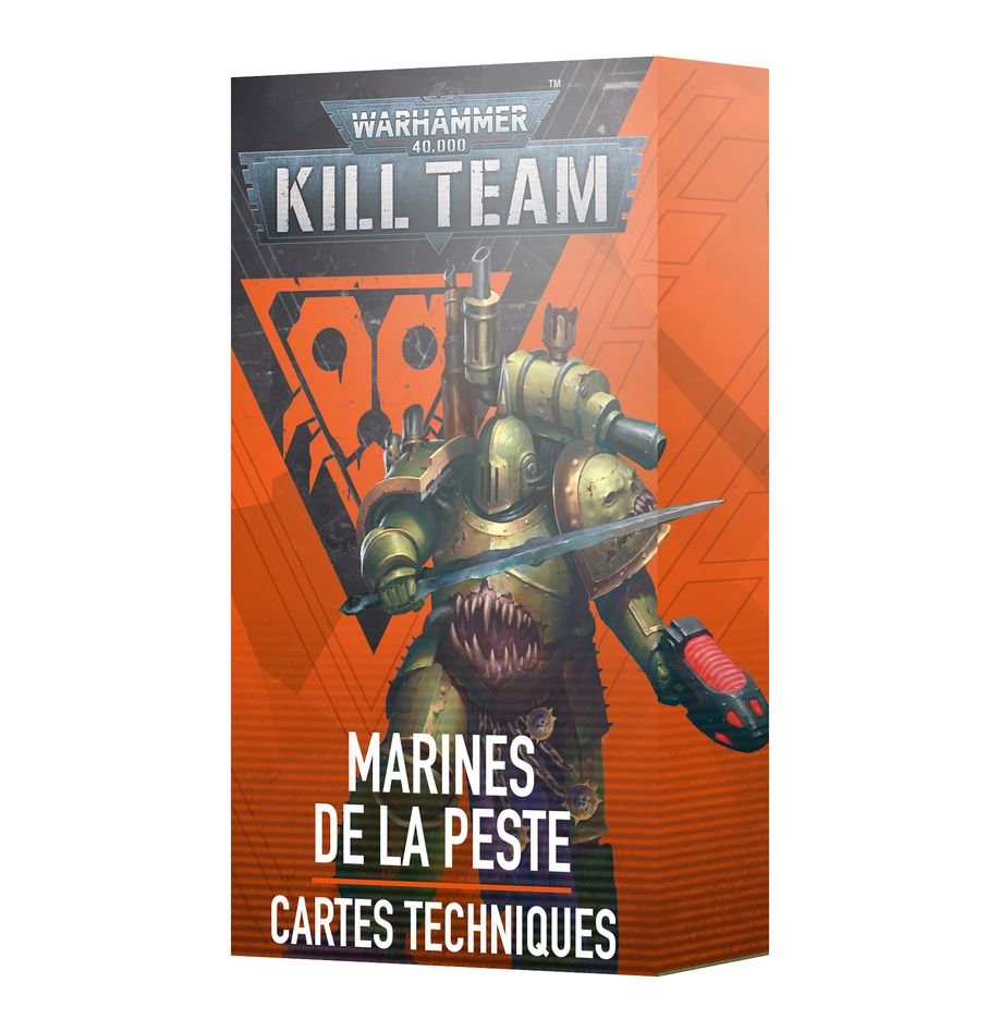 Kill Team: Marines de la Peste – Cartes Techniques - flash vidéo
